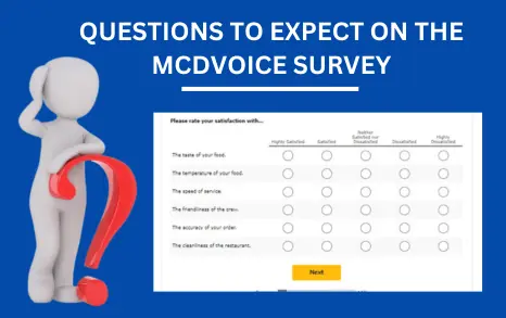 Questions to Expect on the McDVOICE Survey