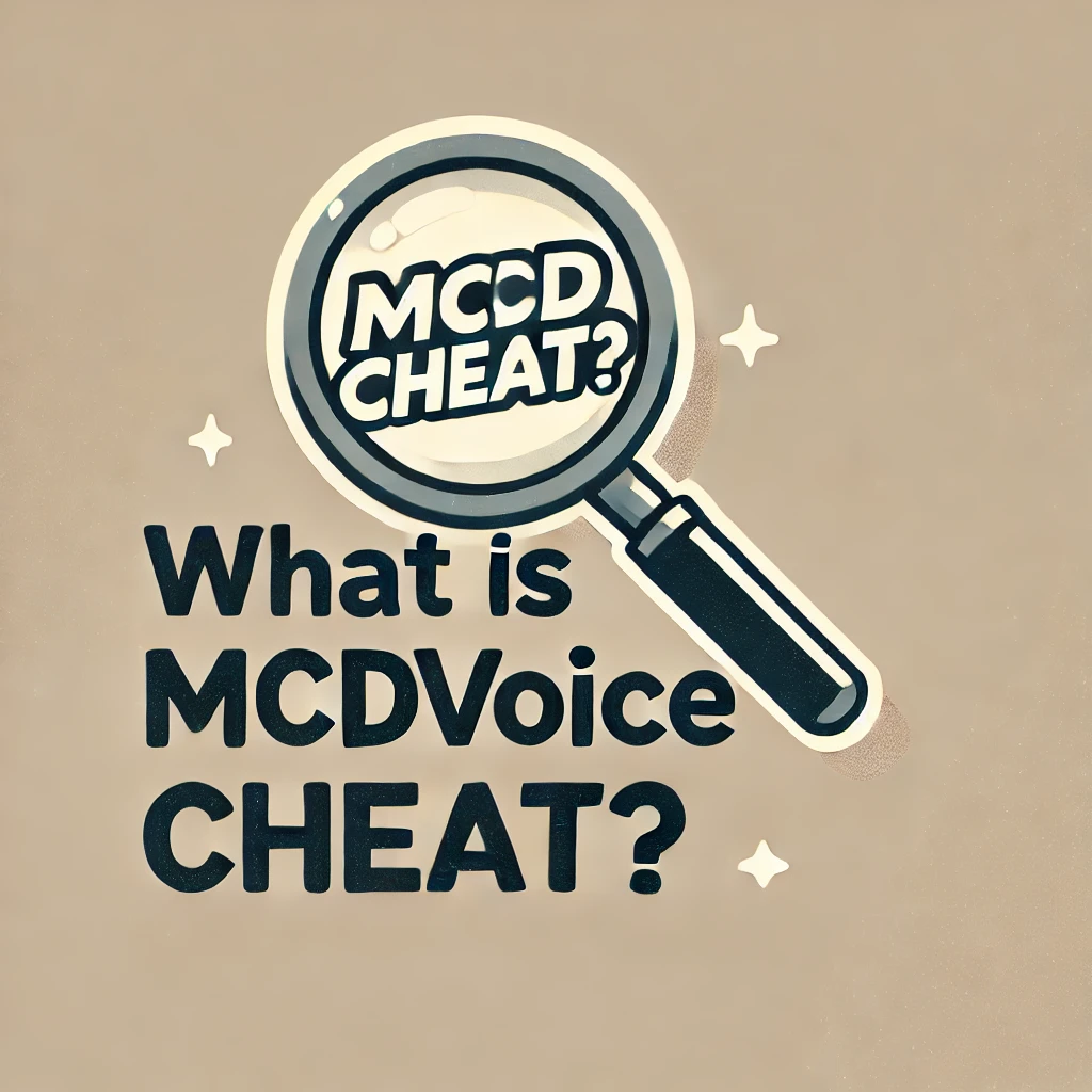 What Is the McDVoice Cheat